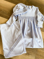 Load image into Gallery viewer, Little English Welcome Home Layette Blanket - Blue