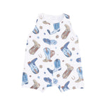 Load image into Gallery viewer, Angel Dear Sleeveless Cowboy Shortie Romper