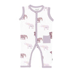 Load image into Gallery viewer, Elephant Sleeveless Romper
