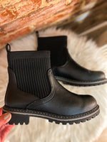 Load image into Gallery viewer, Cabin Fever Black Corkys Ankle Boot