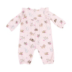 Load image into Gallery viewer, Angel Dear Fluffy Puppies Ruffle Sleeve Romper