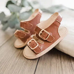 Load image into Gallery viewer, Brown Charley Sandal Weatherproof Soft Sole