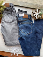 Load image into Gallery viewer, On Your Side Charcoal Gray Judy Blue Jeggings