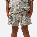 Load image into Gallery viewer, Youth Vintage Shorts-Mallard Mayhem Camo