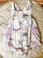 Load image into Gallery viewer, Angel Dear Botany Butterflies Sunsuit