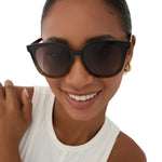 Load image into Gallery viewer, Toluca Black Tortoise Grey Polarized DIME Sunglasses