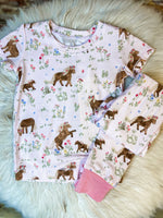 Load image into Gallery viewer, Angel Dear Watercolor Pony Lounge Wear Set