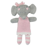 Load image into Gallery viewer, Hallie The Elephant Hand-Knit Rattle