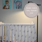 Load image into Gallery viewer, Baby Elephant Muslin Swaddle Blanket