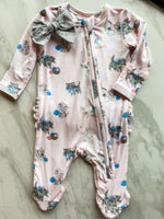 Load image into Gallery viewer, Angel Dear Sweet Vintage Kitten 2 Way Zipper Footie