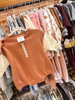 Load image into Gallery viewer, Angel Dear Football Laces Sweatshirt Bubble