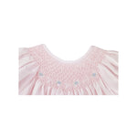 Load image into Gallery viewer, Adorable Preemie Pink Smocked Day Gown with Raglan Embroidery