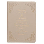 Load image into Gallery viewer, Journal Classic Taupe When She Speaks Prov. 31:26