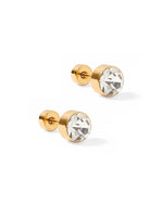 Load image into Gallery viewer, Juliet Clear Screwback Stud
