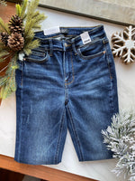 Load image into Gallery viewer, Lexi Mid Rise Dark Wash Skinny Judy Blue Denim
