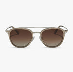 Load image into Gallery viewer, Camden - Vintage Crystal + Brown Gradient Polarized Diff Eyewear