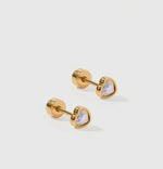 Load image into Gallery viewer, Polly Heart Screwback Earring