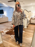 Load image into Gallery viewer, All Set Navy Palazzo Pant