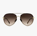 Load image into Gallery viewer, Lenox - Gold Sea Tortoise Tips Brown Gradient Diff Eyewear