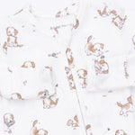 Load image into Gallery viewer, Angel Dear Explorer Puppy Blue 2 Way Footie