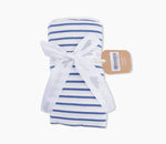 Load image into Gallery viewer, Angel Dear Navy Stripe Rib
Swaddle Blanket