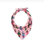 Load image into Gallery viewer, Nutcracker March Dog Bandana - Light Pink Multi