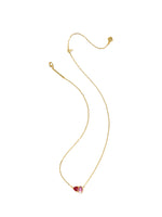 Load image into Gallery viewer, Tatum Pink Mix Gold Pendant Necklace