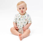 Load image into Gallery viewer, Angel Dear Country Club Dogs Neutral
Polo Shortie
