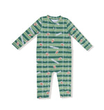 Load image into Gallery viewer, Angel Dear Football Field - Glow in the Dark Uni Romper