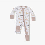 Load image into Gallery viewer, Forest Friends 2 Way Zipper Romper