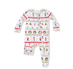 Load image into Gallery viewer, Angel Dear Nutcracker Fair Isle 2 Way Zipper Footie