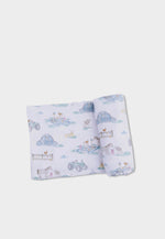 Load image into Gallery viewer, Angel Dear Farm Animal Party - Swaddle Blanket