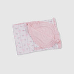 Load image into Gallery viewer, Angel Dear Dainty Buds And Bows -
Ruffle Blanket