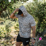 Load image into Gallery viewer, Burlebo Short Sleeve Performance Hoodie - Classic Deer Camo