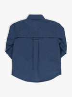 Load image into Gallery viewer, Navy Sun Protective Button Down Shirt