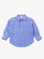 Load image into Gallery viewer, Periwinkle Blue Sun Protective Button Down