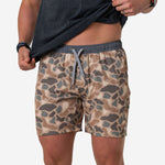 Load image into Gallery viewer, Burlebo Athletic Short - Pintail Camo - Grey Liner