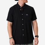 Load image into Gallery viewer, Burlebo Performance Button Up - Heather Black
