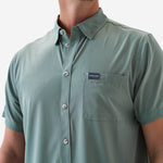Load image into Gallery viewer, Burlebo Performance Button Up - Sage
