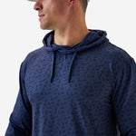 Load image into Gallery viewer, Burlebo Performance Hoodie - Stars and Stripes - Navy