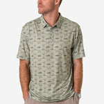 Load image into Gallery viewer, Burlebo Performance Polo - Flying Ducks - Green