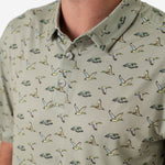 Load image into Gallery viewer, Burlebo Performance Polo - Flying Ducks - Green
