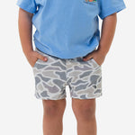 Load image into Gallery viewer, Burlebo Youth Athletic Short - White Camo