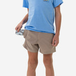 Load image into Gallery viewer, Burlebo Youth Everyday Short - Cobblestone Khaki - Duck Hunt Pocket