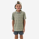 Load image into Gallery viewer, Burlebo Youth Performance Polo - Flying Ducks Green