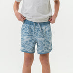 Load image into Gallery viewer, Burlebo Youth Swim Trunk - Seaside Camo