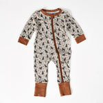 Load image into Gallery viewer, Burlebo Baby Zip Up - Ducks And Dogs