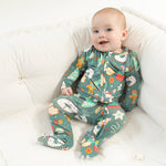 Load image into Gallery viewer, Angel Dear Christmas Treats 2 Way Zipper Footie