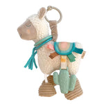 Load image into Gallery viewer, Itzy Friends Link & Love Activity Llama Plush with Teether