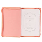 Load image into Gallery viewer, Journal Classic Zip Pink His Mercy Never Fails